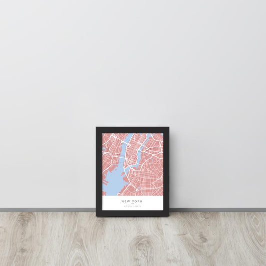 New York city map print
